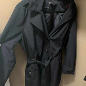Calvin Klein Black Trench Coat